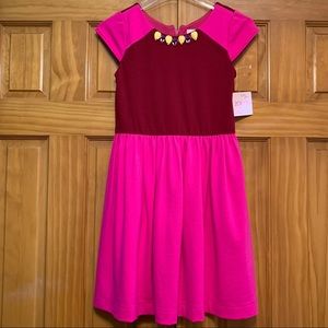 Zoe Ltd Girls Fuscia Dress Size 14 NWT